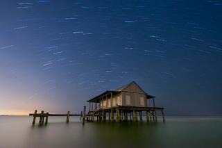Star trails Fish House